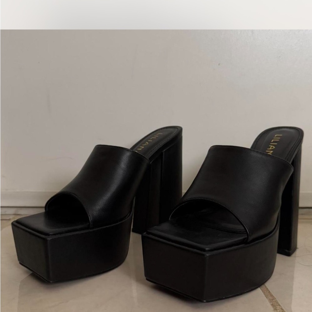 Black Platform Heels